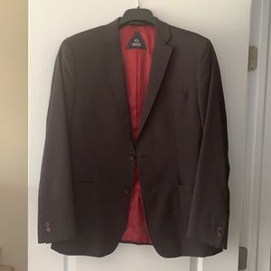 Buffalo Sports Coat Jacket Maroon Pattern 42R